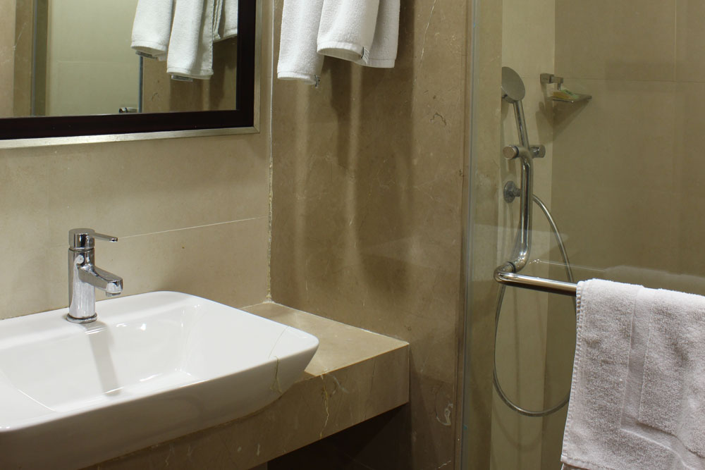 Hot & Cold Shower Facilities in all Rooms